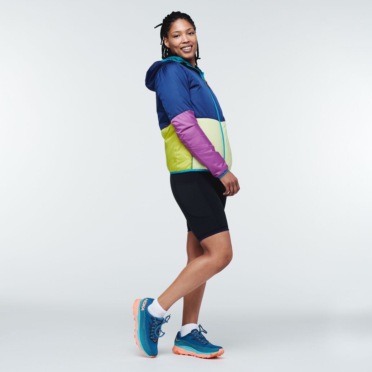 Teca Cálido Hooded Jacket - Women's, Video Tape, Model Callie