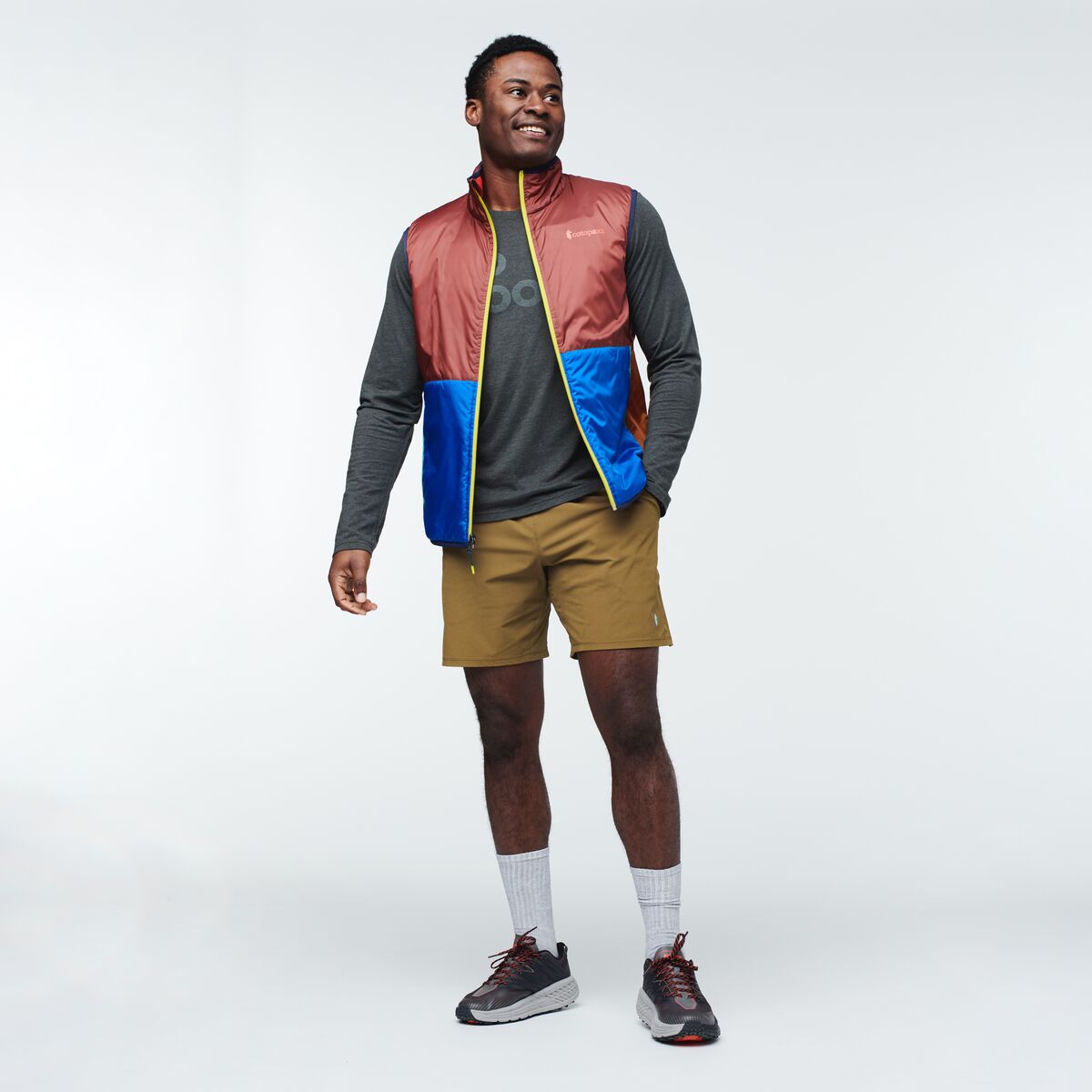 Teca Cálido Vest - Men's, Dry Lands, Model Jeremy