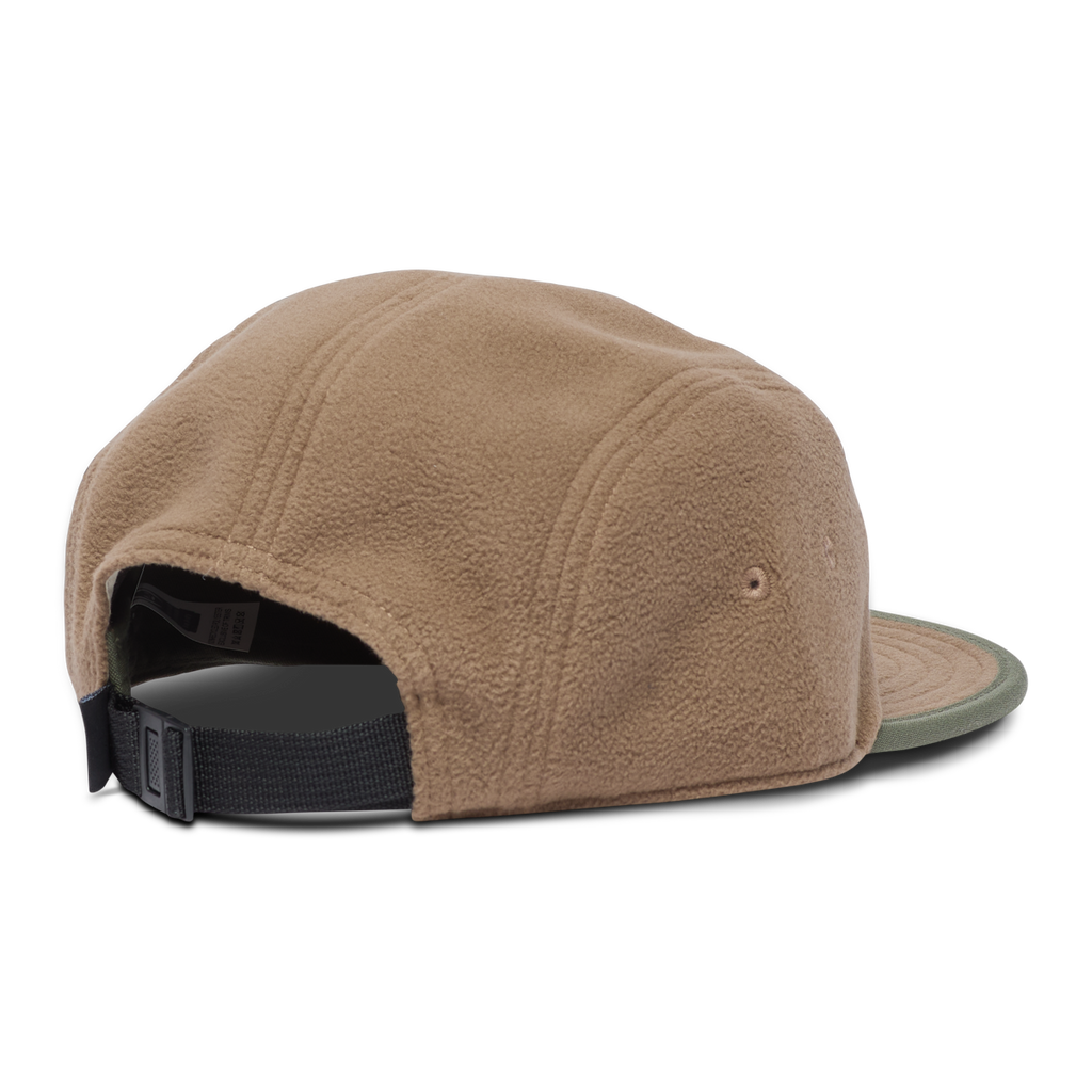 Fleece 5-Panel Hat, Fatigue/Dune, Detail