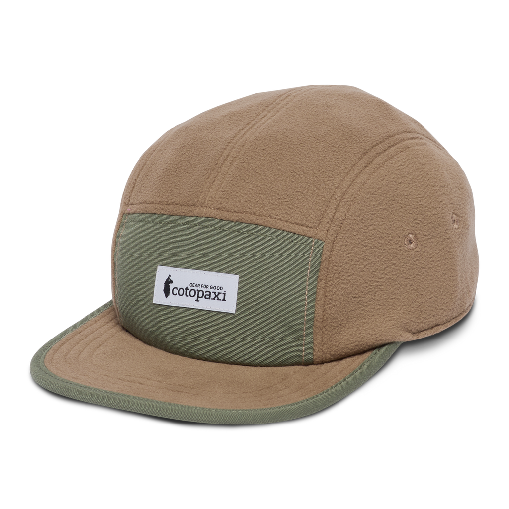 Fleece 5-Panel Hat, Fatigue/Dune, Detail