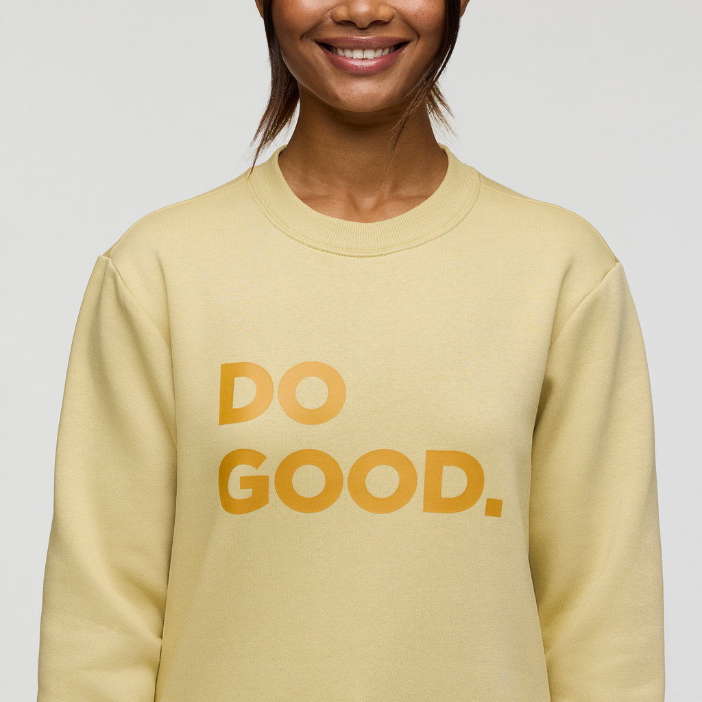 Do Good Crew Sweatshirt - Women's, Grain, Model Jade