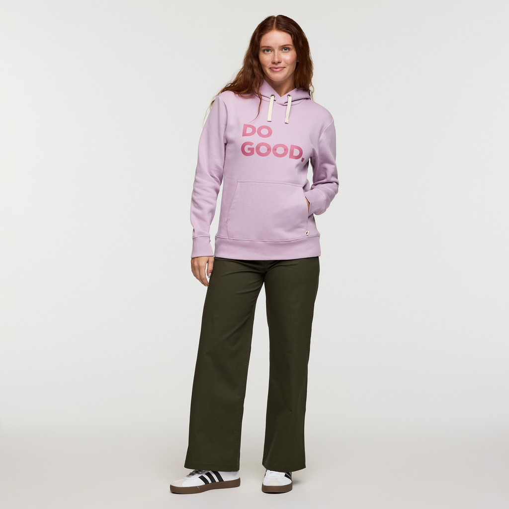 Do Good Pullover Hoodie - Women's, Antique, Model Caitlyn