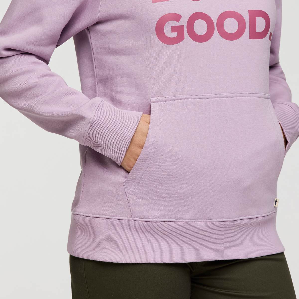 Do Good Pullover Hoodie - Women's, Antique, Model Caitlyn