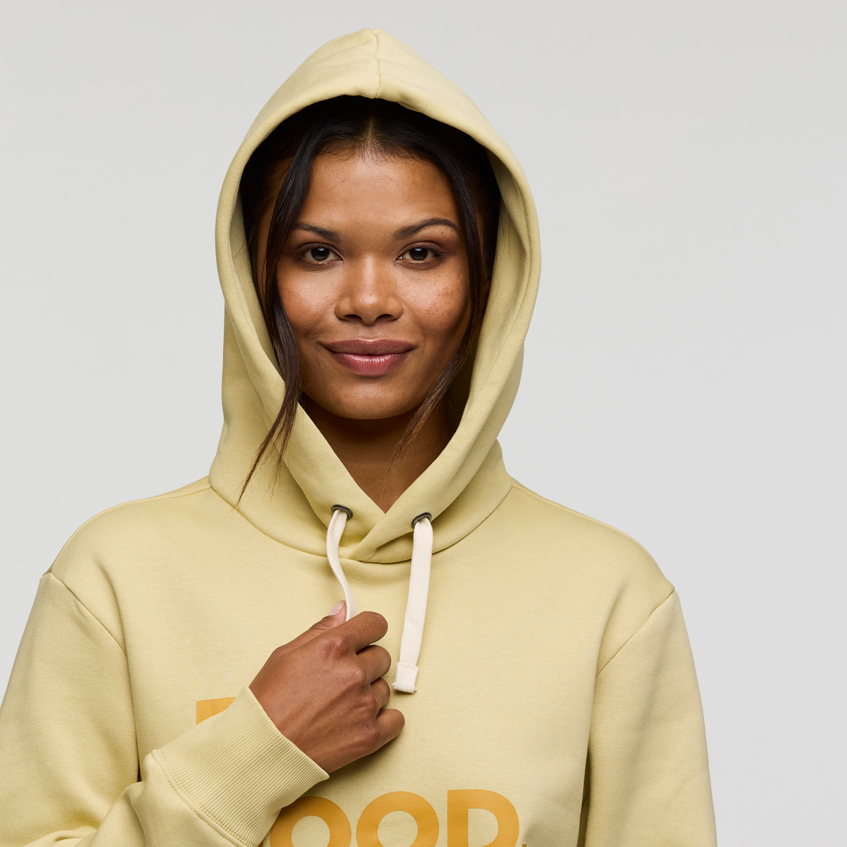 Do Good Pullover Hoodie - Women's, Grain, Model Jade