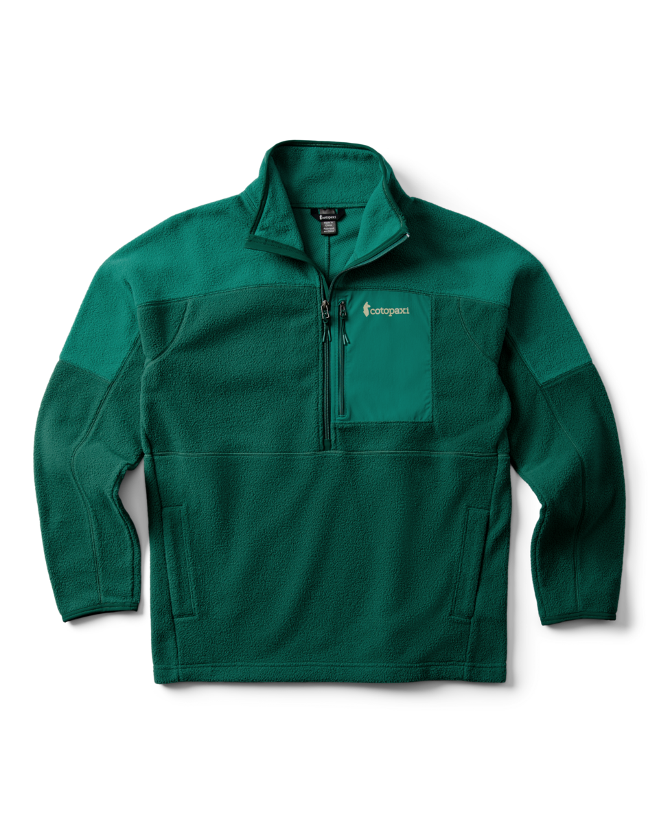 Abrazo Fleece Half-Zip Jacket - Men's, Malachite/Kale