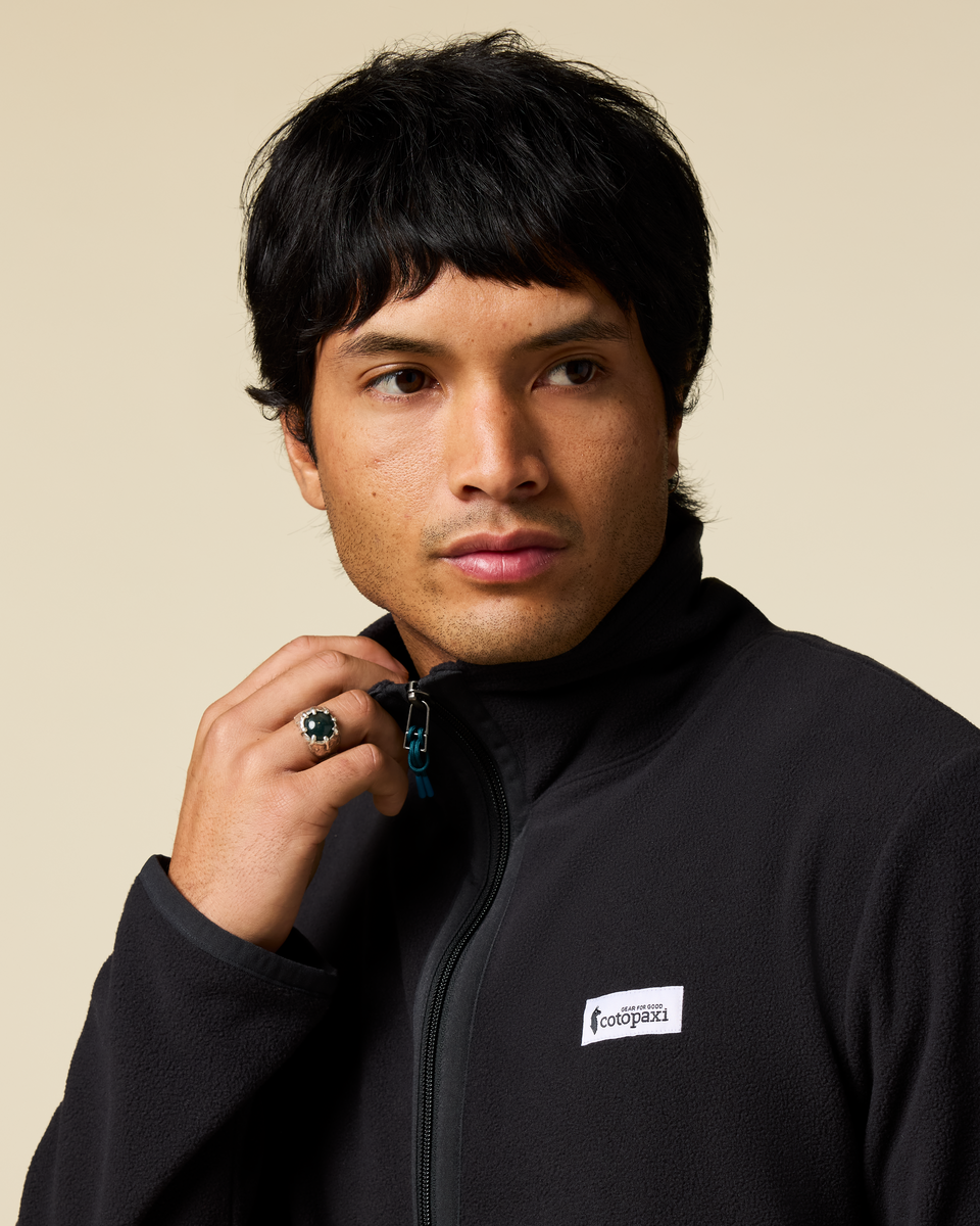 Amado Fleece Pullover - Men's, Cotopaxi Black, Model Christian