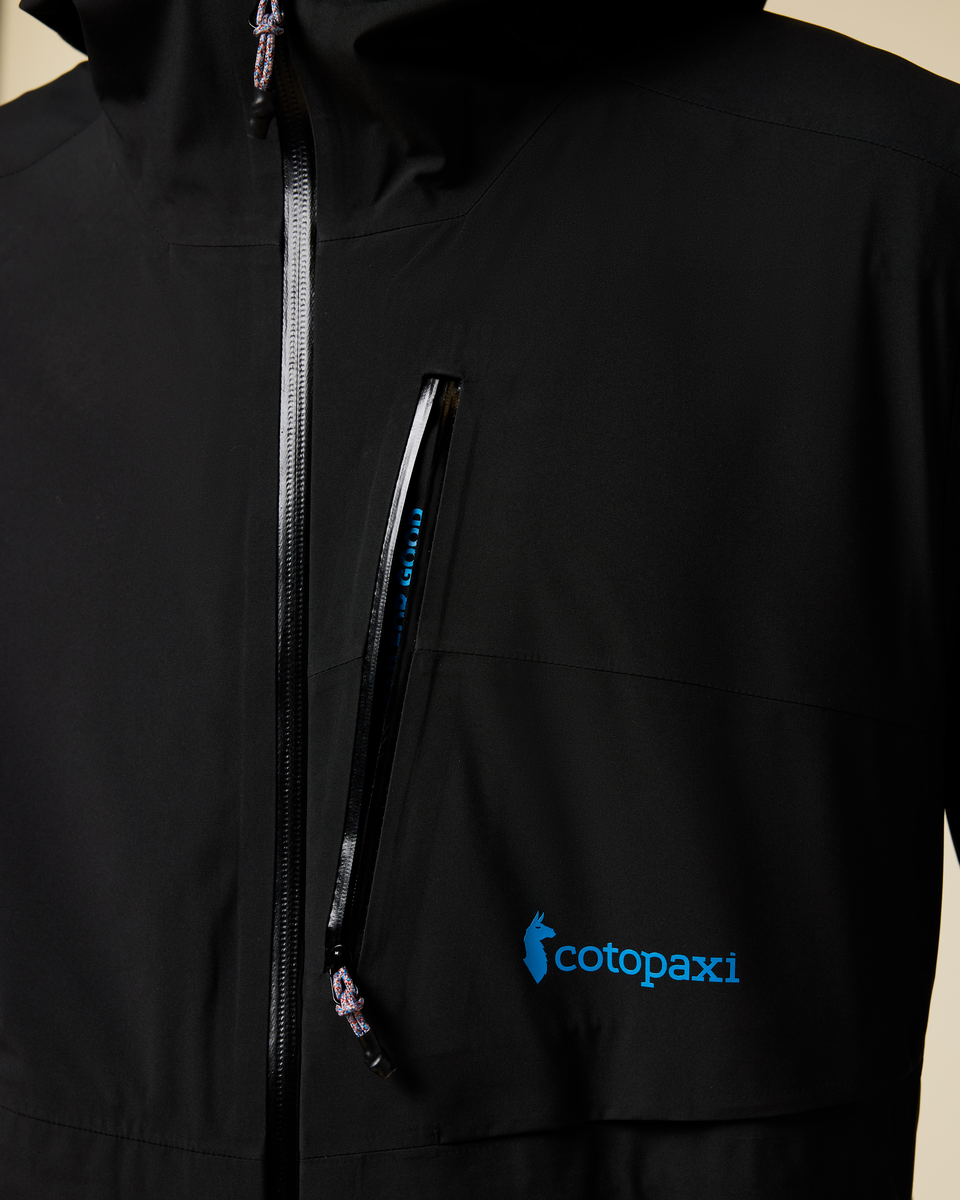 Impermeo 3L Hooded Shell Jacket - Men's, Cotopaxi Black, Model Maximus
