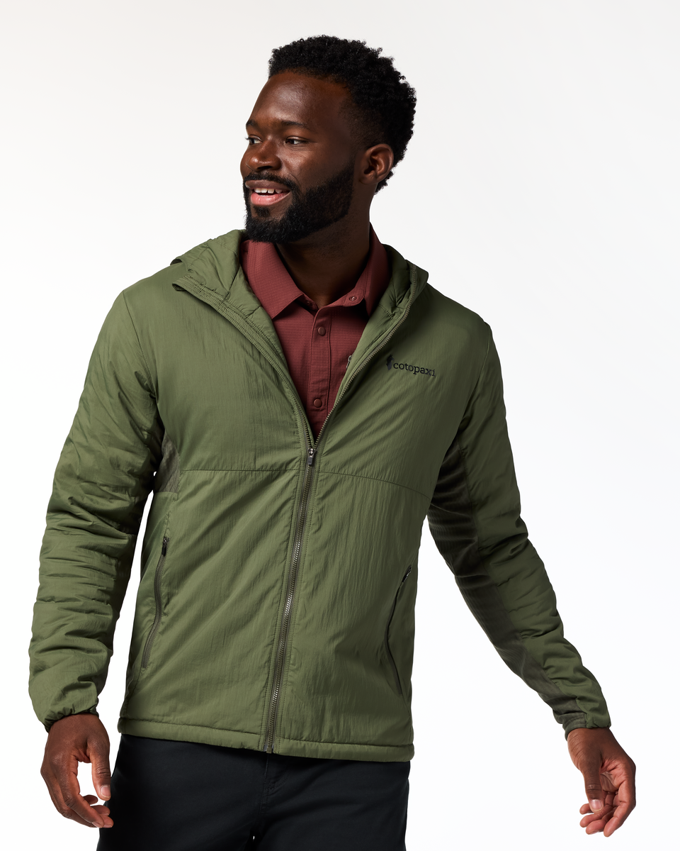Pacaya 2.0 Insulated Hooded Jacket - Men's, Fatigue, Model Kirk