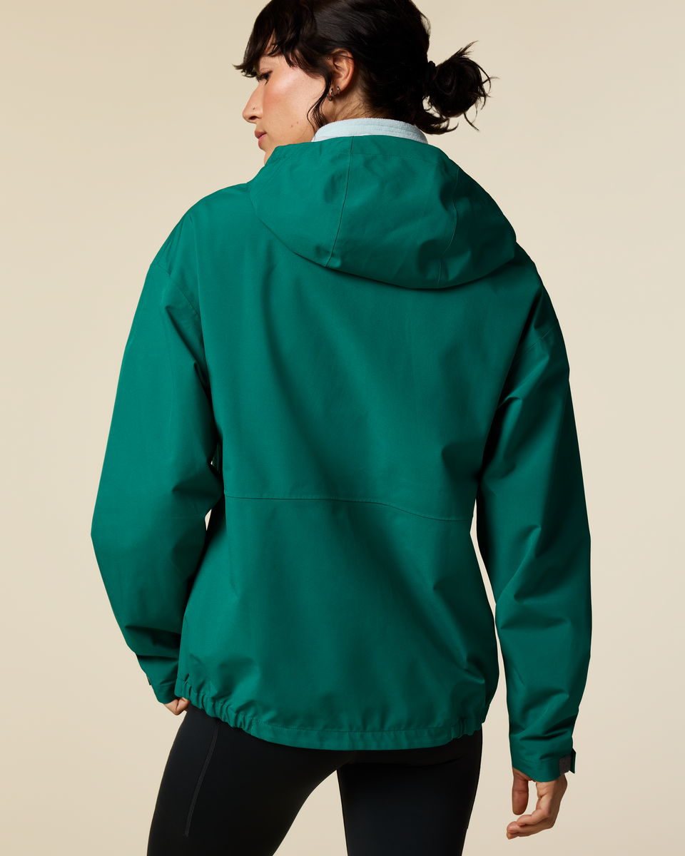 Cielo Rain Jacket - Women's, Malachite, Model Lola