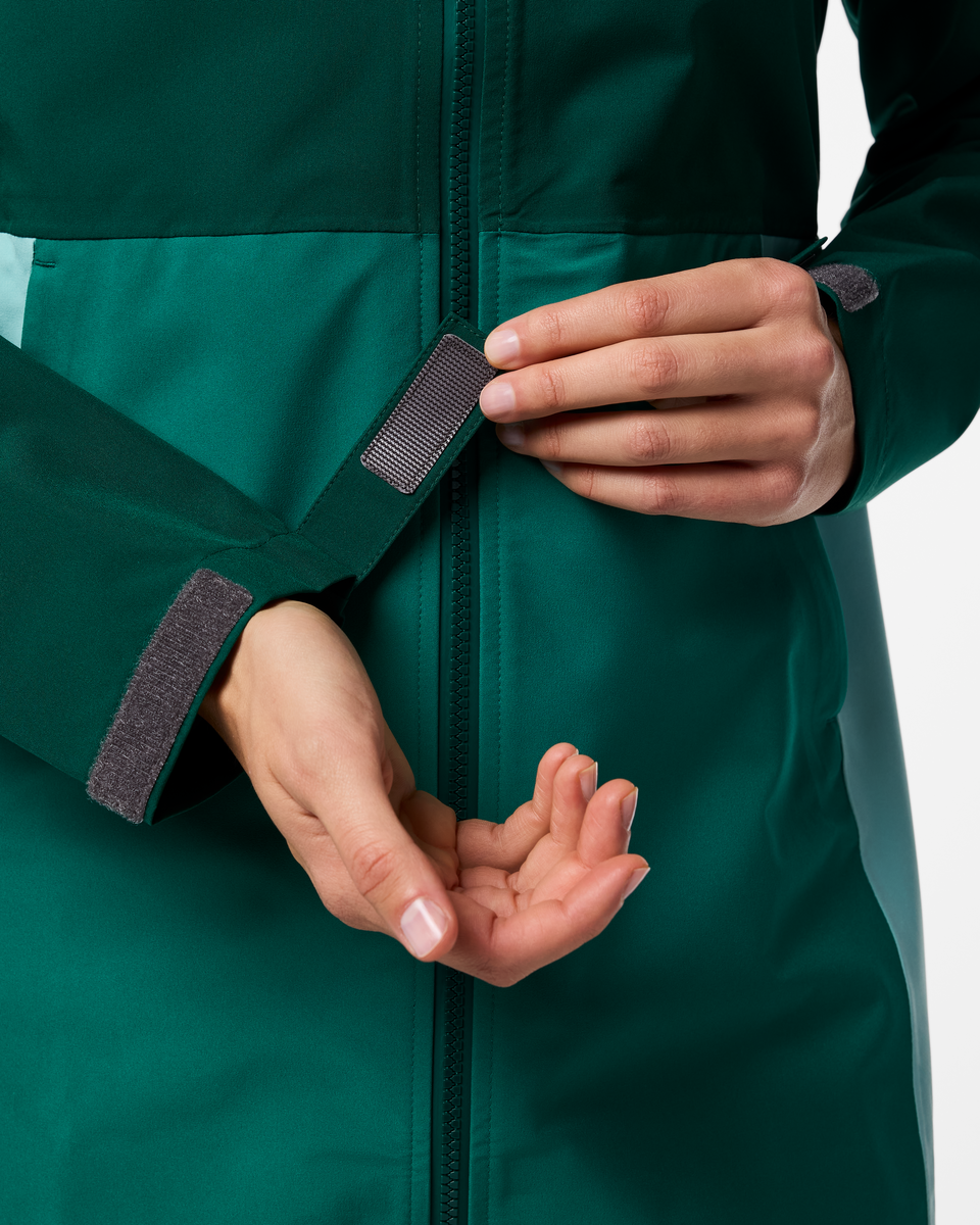 Cielo Rain Trench - Women's, Kale/Malachite, Model Ellen