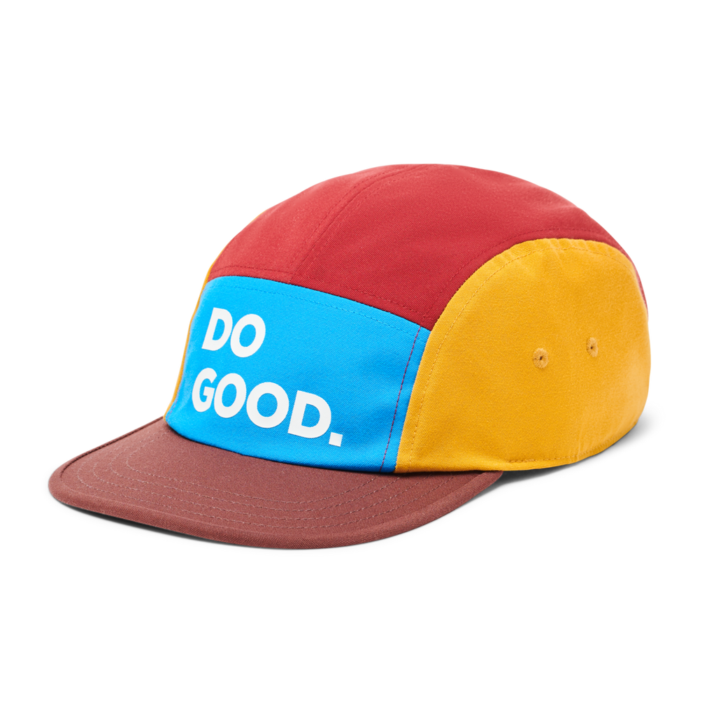 Do Good Five Panel Hat, Saltwater/Chestnut