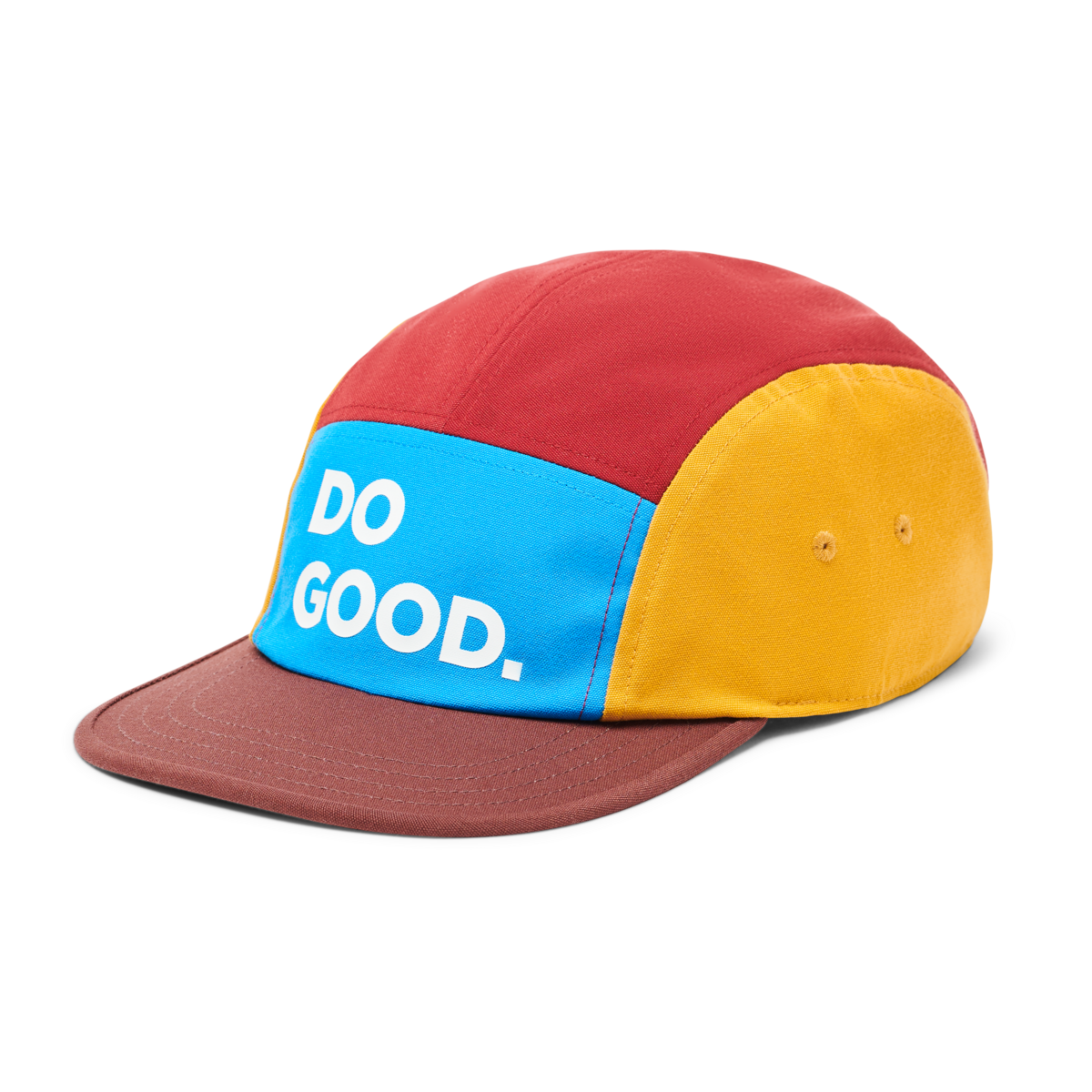 Do Good Five Panel Hat, Saltwater/Chestnut