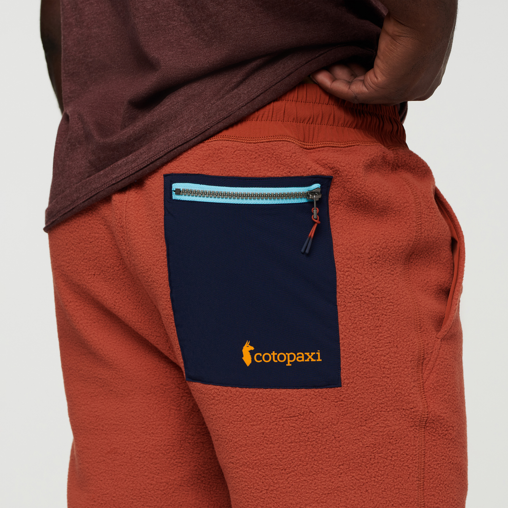 Abrazo Fleece Jogger - Men's, Spice, Model Jeremy