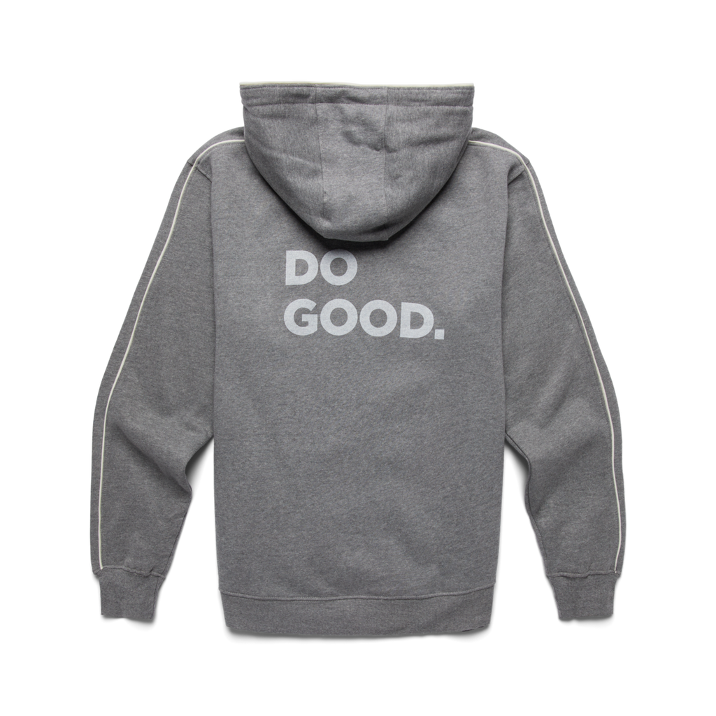Do Good Organic Full-Zip Hoodie - Men's, Heather Gray