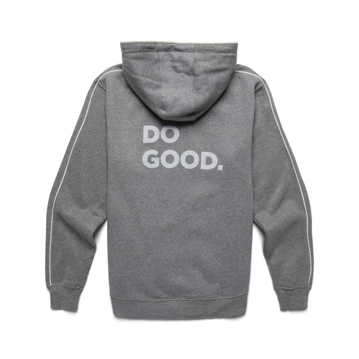 Do Good Organic Full-Zip Hoodie - Men's, Heather Gray