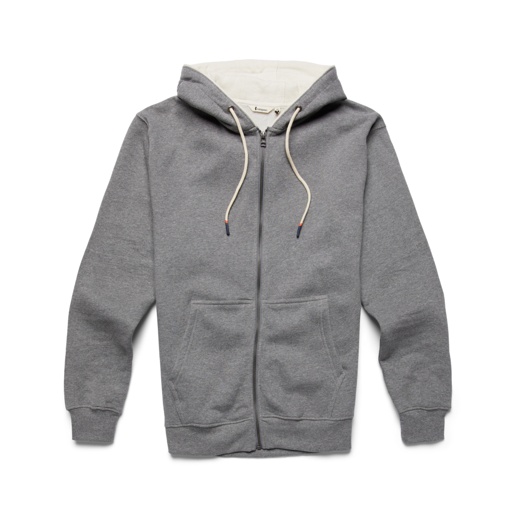 Do Good Organic Full-Zip Hoodie - Men's, Heather Gray