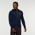 Otero Fleece Full-Zip Hooded Jacket - Men's, Maritime, Model Jeremy