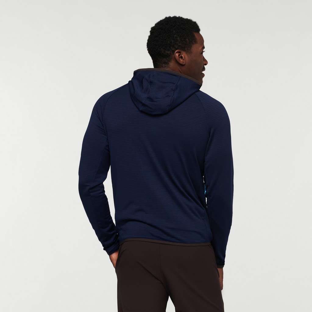 Otero Fleece Full-Zip Hooded Jacket - Men's, Maritime, Model Jeremy