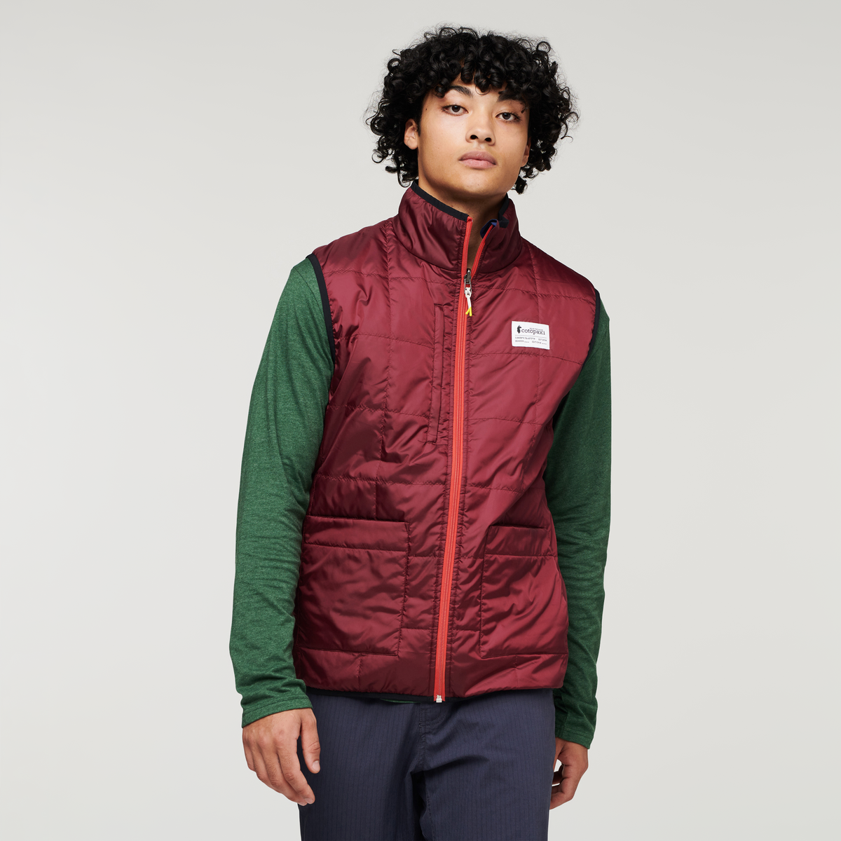 Teca Cálido Vest - Men's, After Dark, Model Xavier
