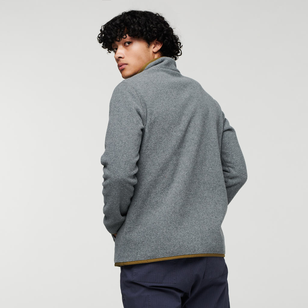 Teca Fleece Pullover - Men's, Volcanic Action, Model Xavier