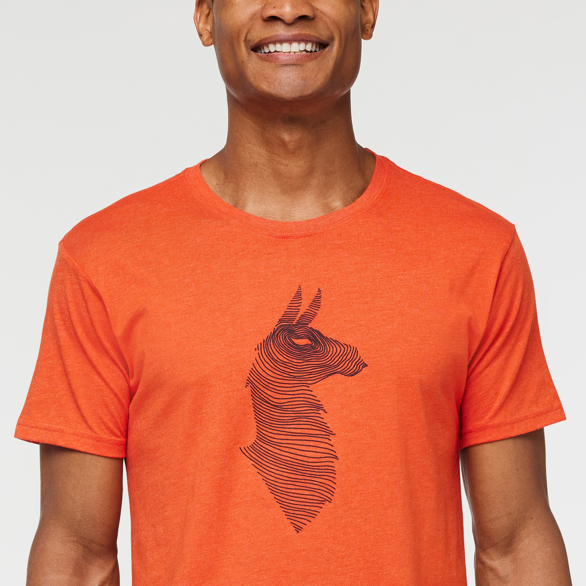 Topo Llama T-Shirt - Men's, Canyon, Model James