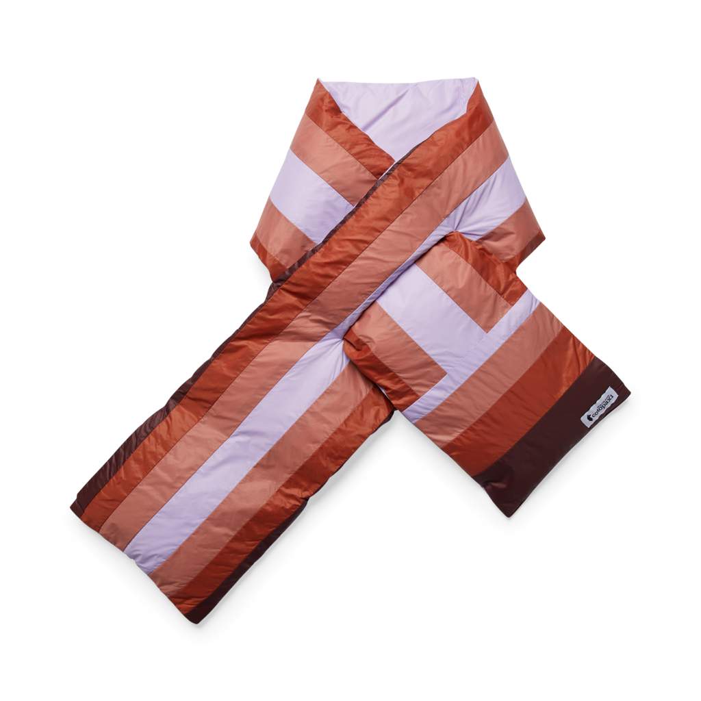 Fuego Down Scarf, Thistle Stripes