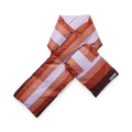 Fuego Down Scarf, Thistle Stripes