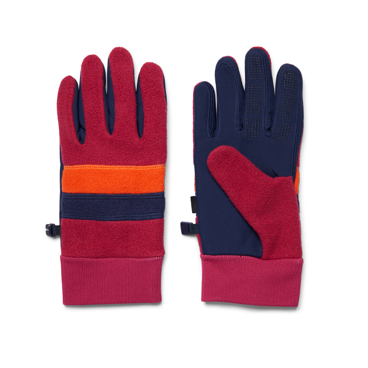 Teca Fleece Gloves, raspberry