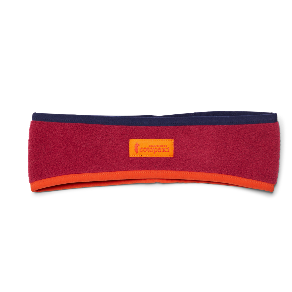 Teca Fleece Headband, Raspberry