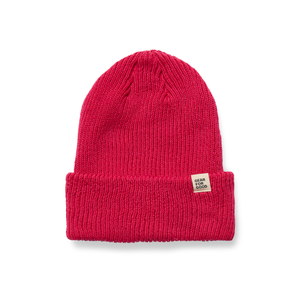 Wharf Beanie, Raspberry