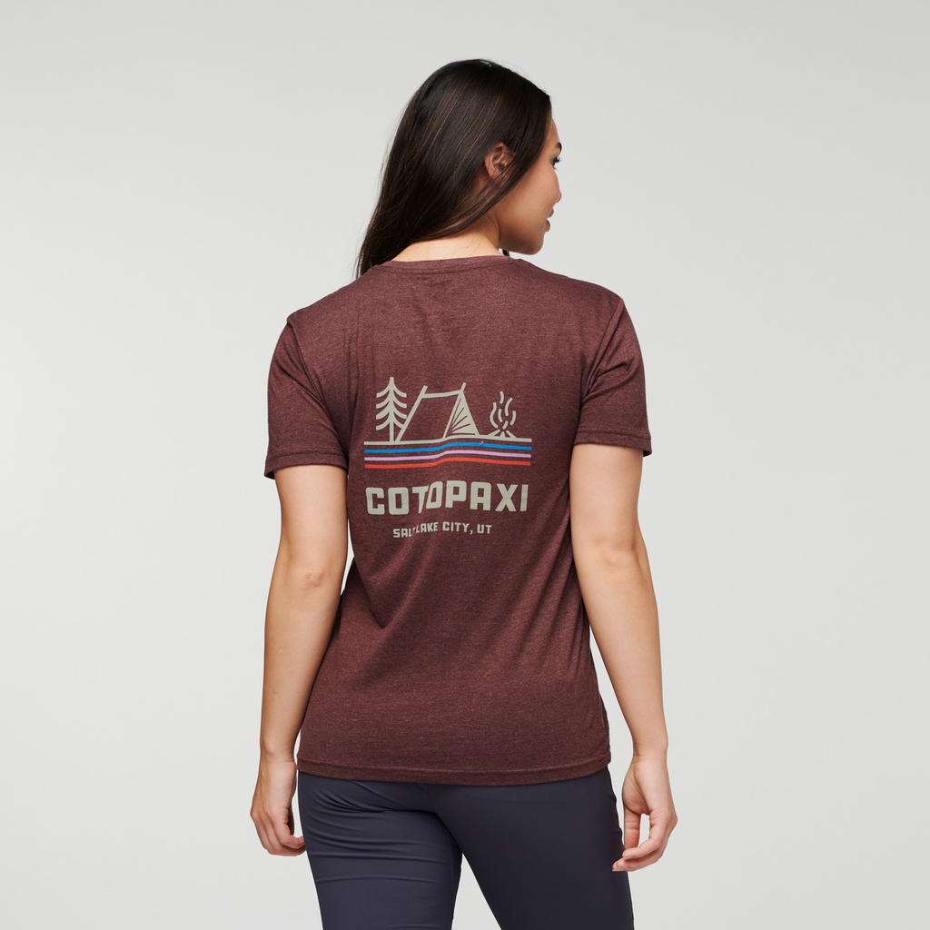 Camp Life Organic T-Shirt - Women's, Chestnut