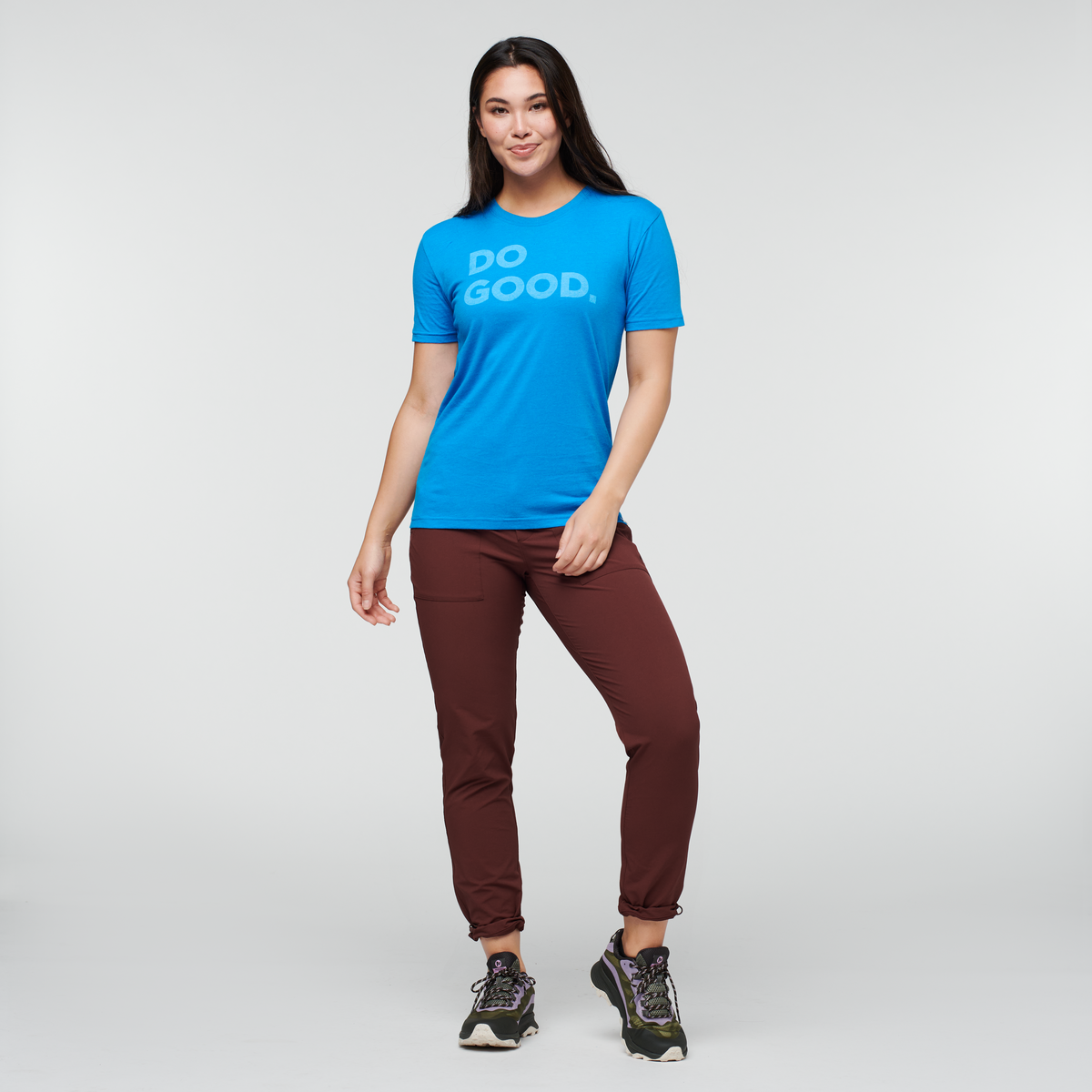 Do Good T-Shirt - Women's, Saltwater, Model Maile