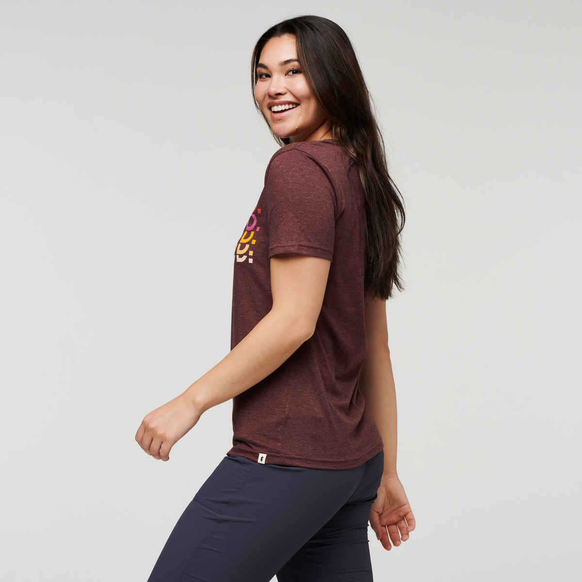 Do Good Repeat T-Shirt - Women's, Chestnut, Model Maile
