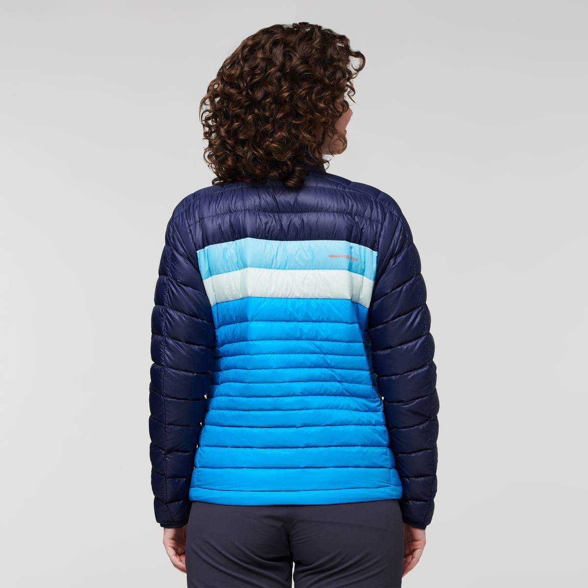 Fuego Down Jacket - Women's, Maritime/Saltwater, Model Courtney