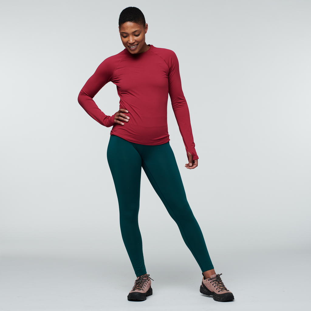 Liso Baselayer Pant - Women's, Deep Ocean, Model Callie