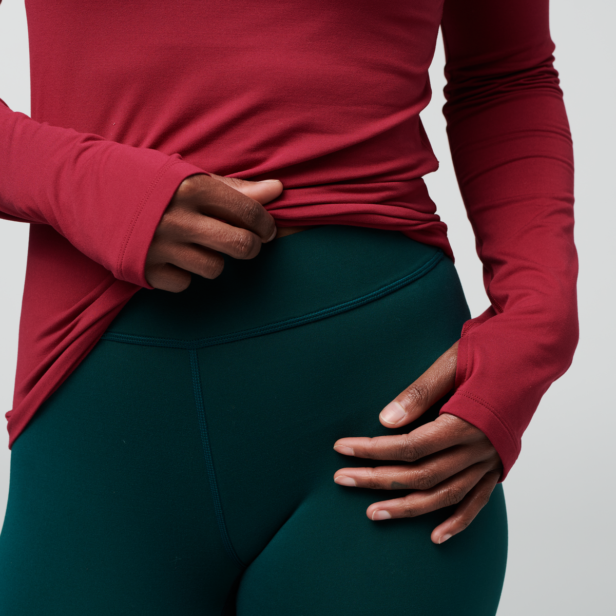 Liso Baselayer Pant - Women's, Deep Ocean, Model Callie