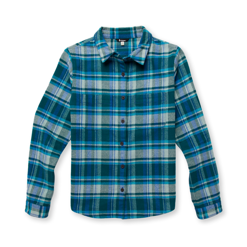 Mero Flannel Shirt - Women's, Deep Ocean Plaid