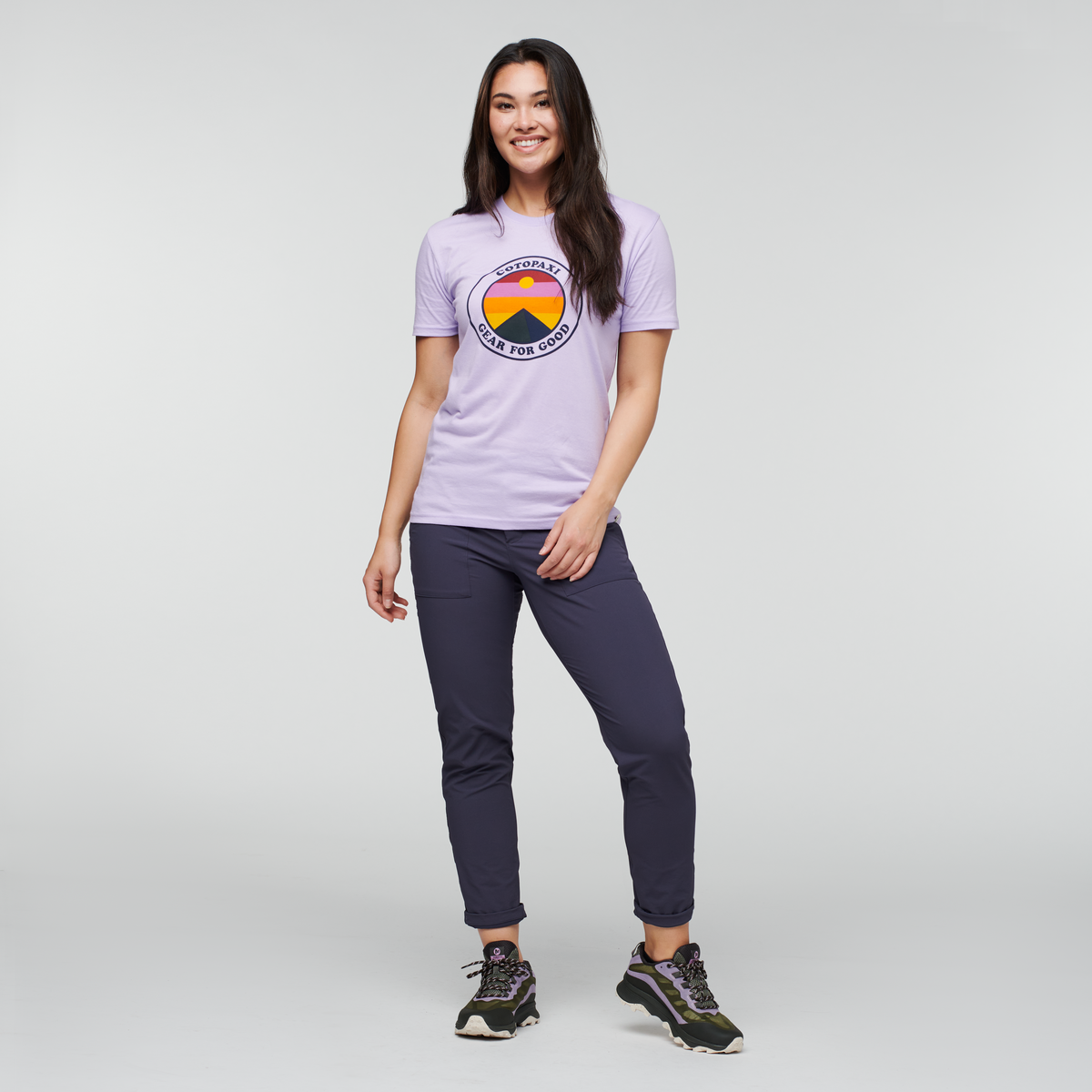 Sunny Side T-Shirt - Women's, Thistle, Model Maile