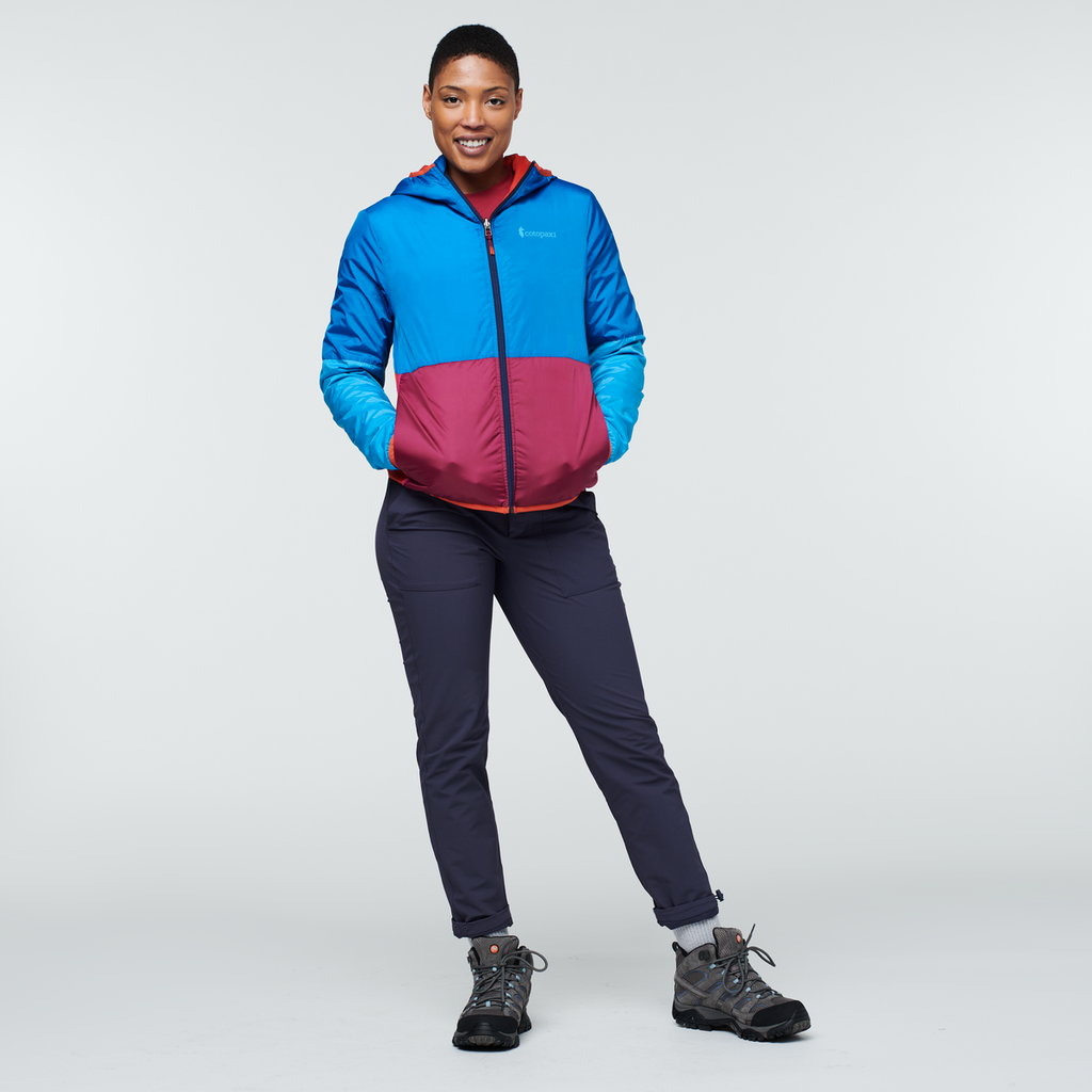 Teca Cálido Hooded Jacket - Women's, Rocket Science, Model Callie