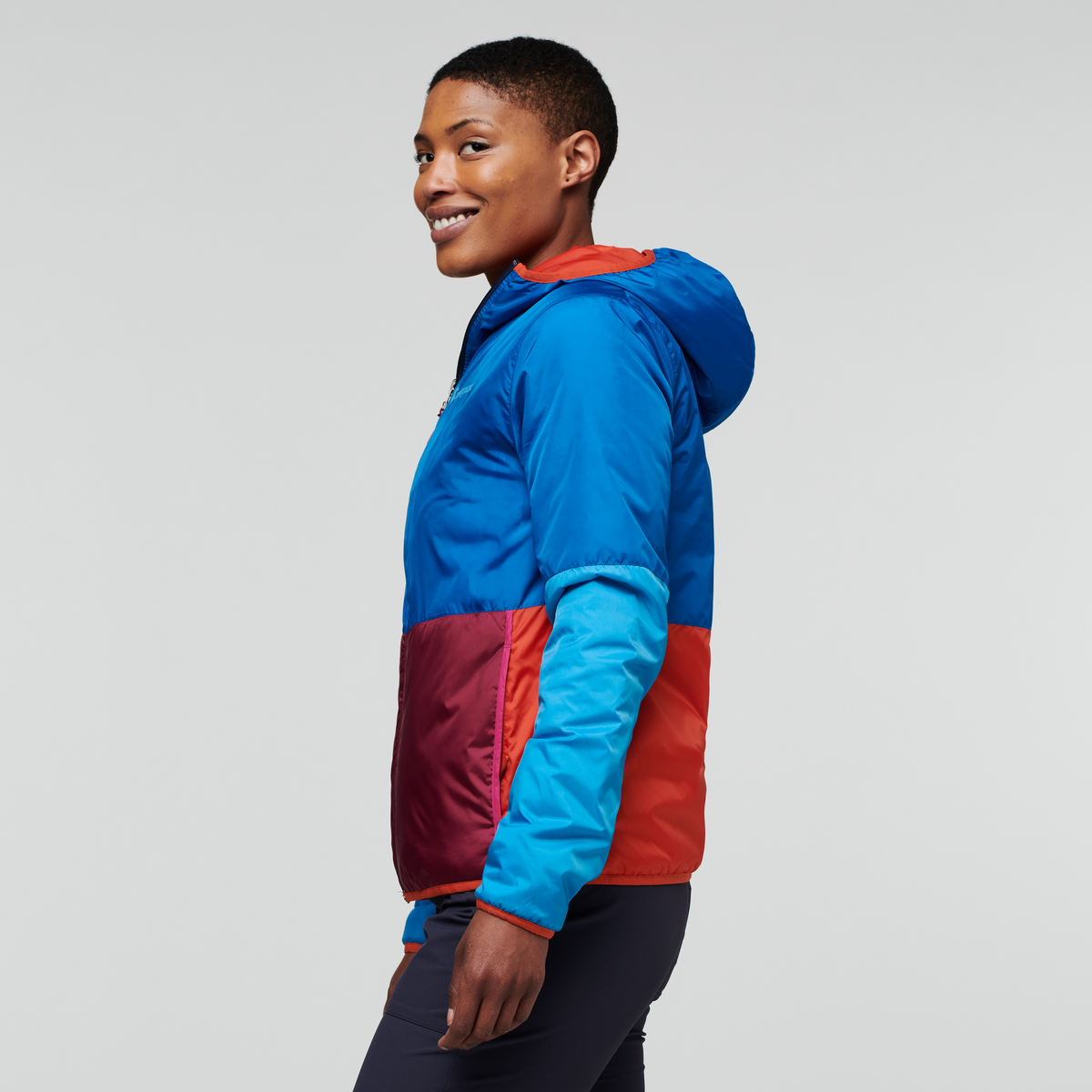 Teca Cálido Hooded Jacket - Women's, Rocket Science, Model Callie