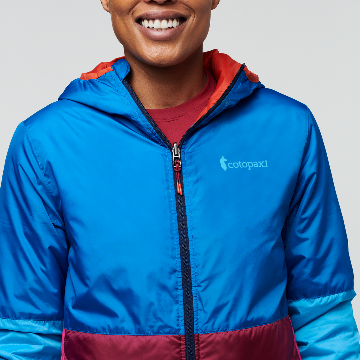 Teca Cálido Hooded Jacket - Women's, Rocket Science, Model Callie