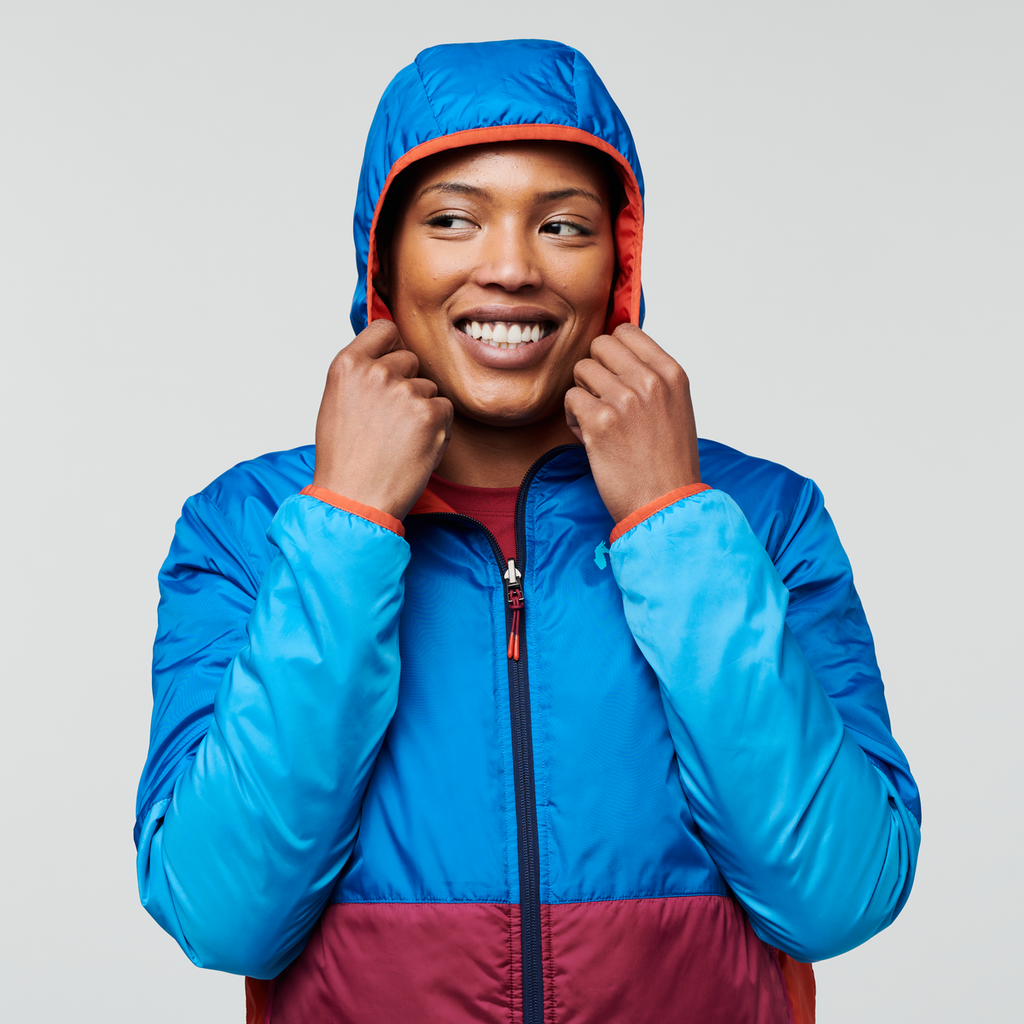 Teca Cálido Hooded Jacket - Women's, Rocket Science, Model Callie