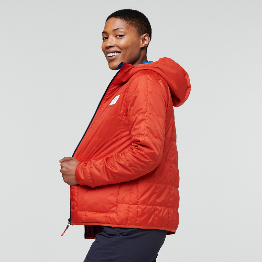 Teca Cálido Hooded Jacket - Women's, Rocket Science, Model Callie