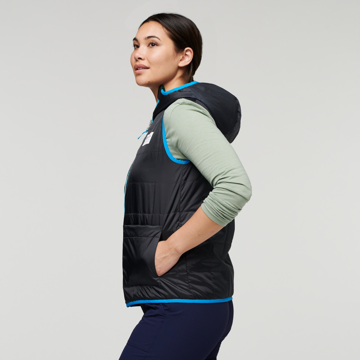Teca Cálido Hooded Vest - Women's, Pensacola, Model Maile