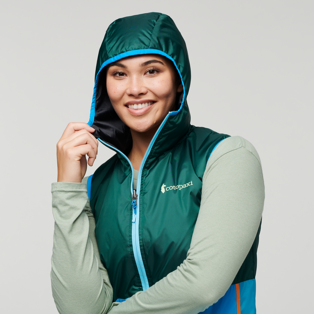 Teca Cálido Hooded Vest - Women's, Pensacola, Model Maile