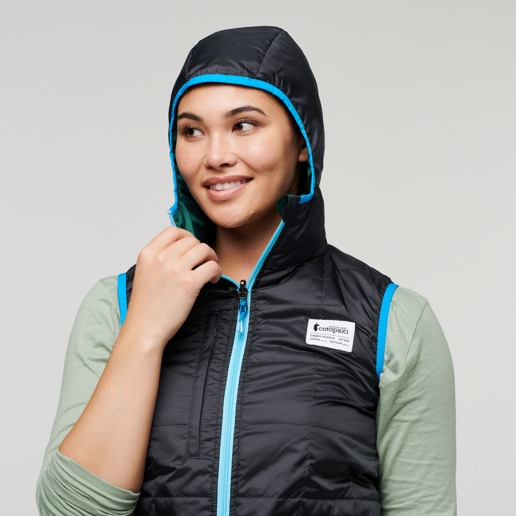 Teca Cálido Hooded Vest - Women's, Pensacola, Model Maile
