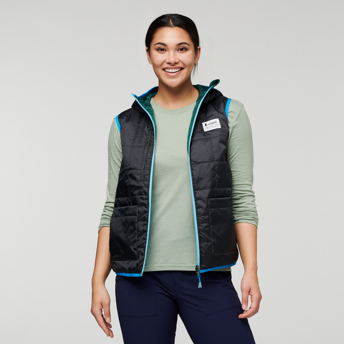 Teca Cálido Hooded Vest - Women's, Pensacola, Model Maile