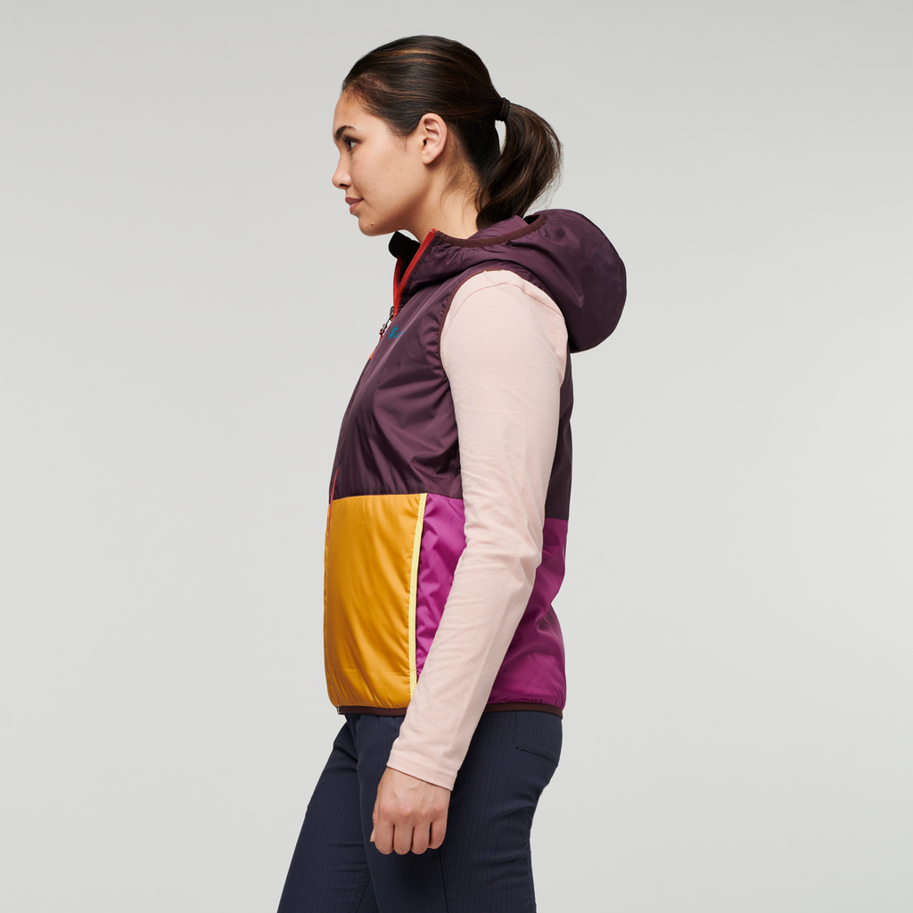 Teca Cálido Hooded Vest - Women's, Provence, Model Maile