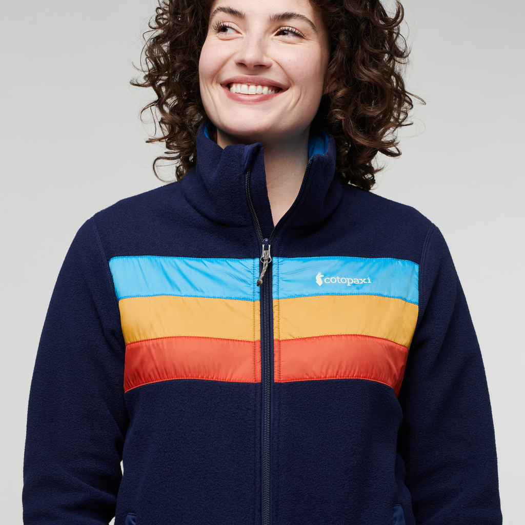 Teca Fleece Full-Zip Jacket - Women's, Half Full, Model Courtney