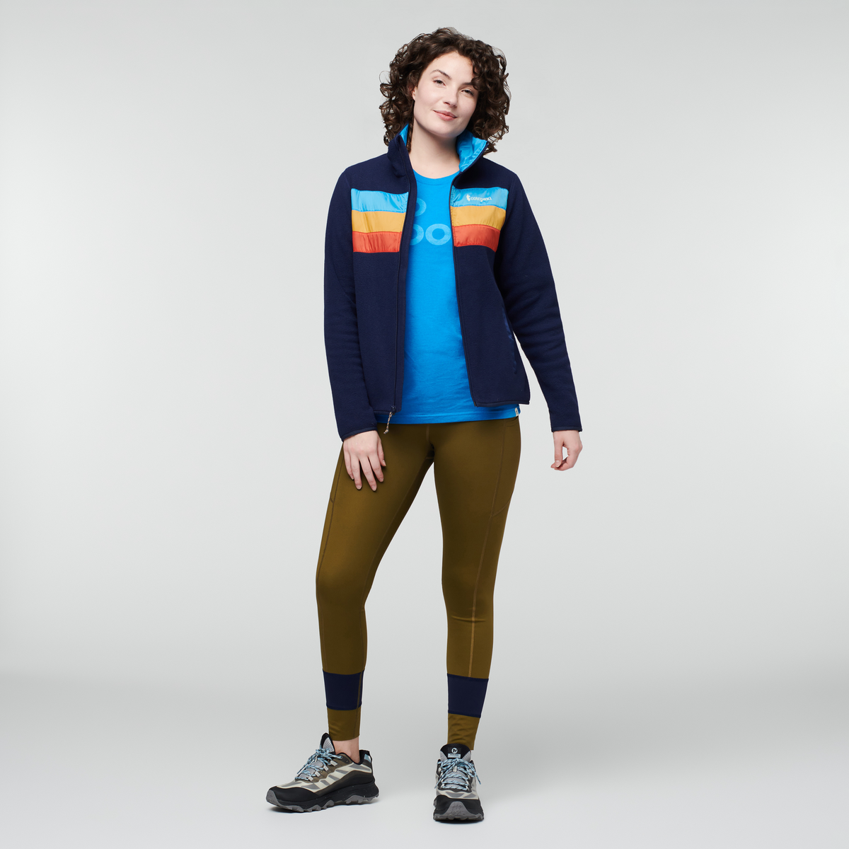 Teca Fleece Full-Zip Jacket - Women's, Half Full, Model Courtney